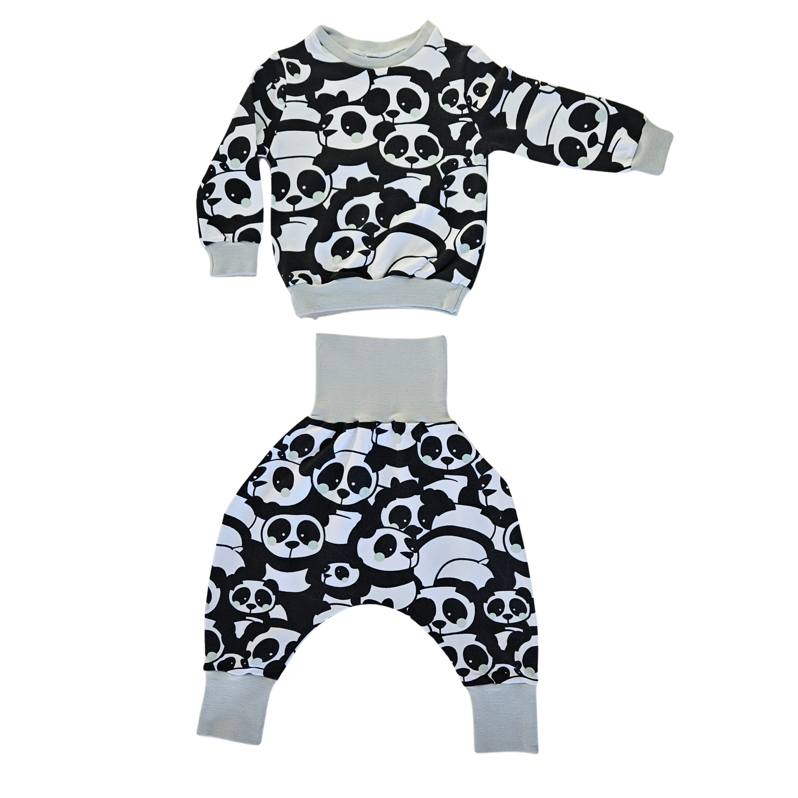 panda bord-côte gris-vert – Ensemble évolutif bébé – Image 6