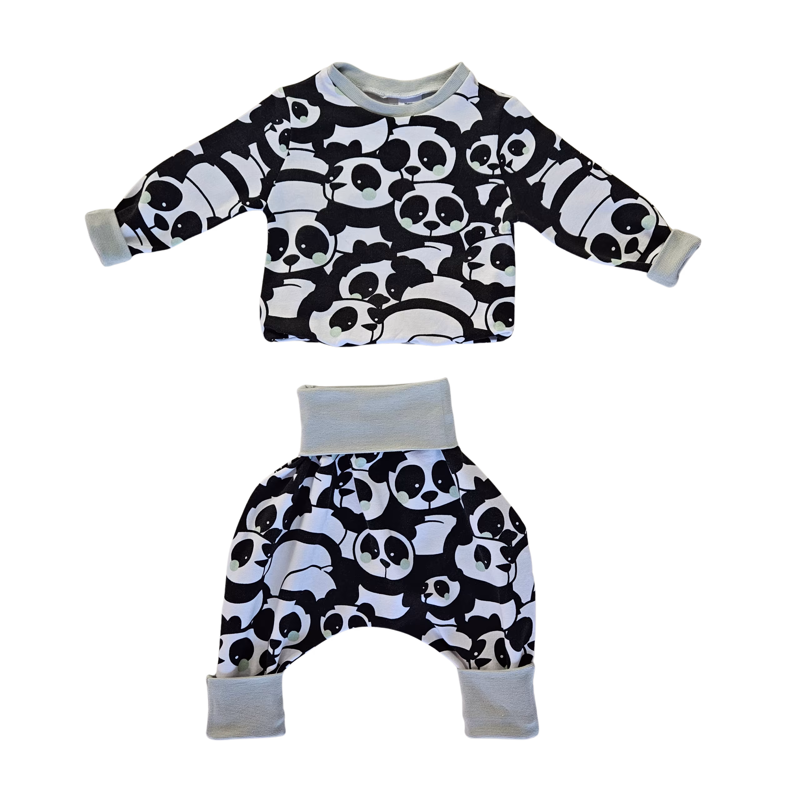 panda bord-côte gris-vert – Ensemble évolutif bébé – Image 5