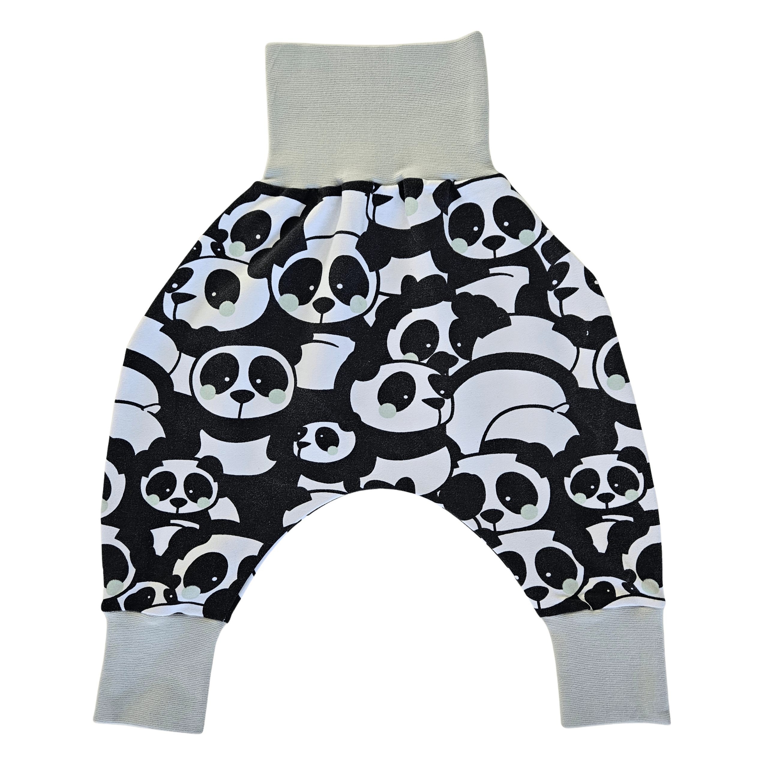 Panda bord-côte gris/vert - Sarouel évolutif – Image 2