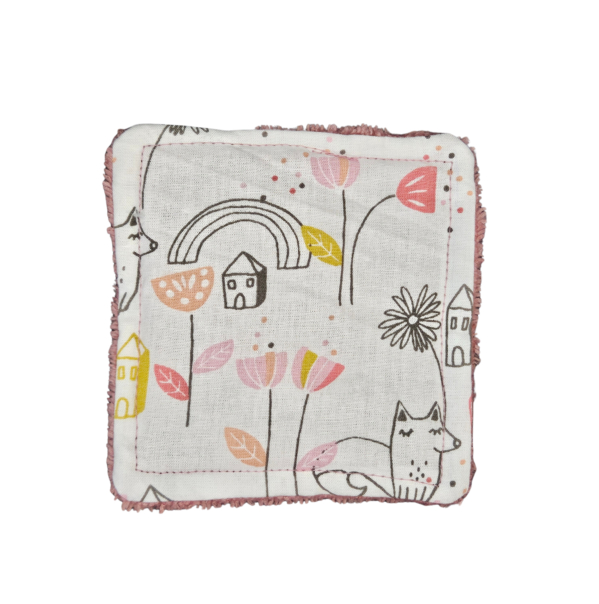 Lot de 7 cotons lavables - Renard rose – Image 5