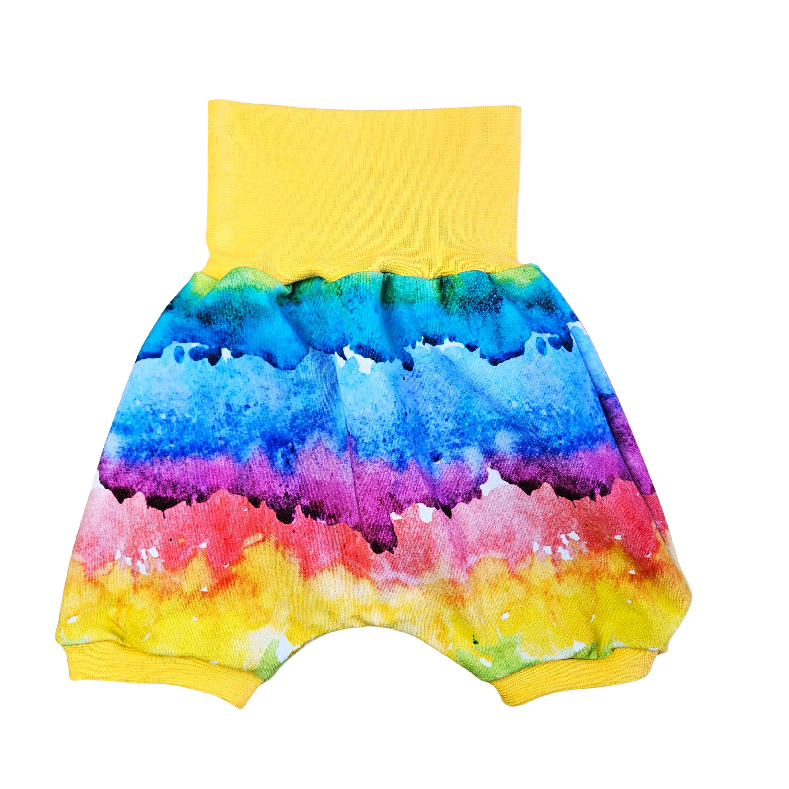 Short sarouel - peinture arc en ciel – Image 2