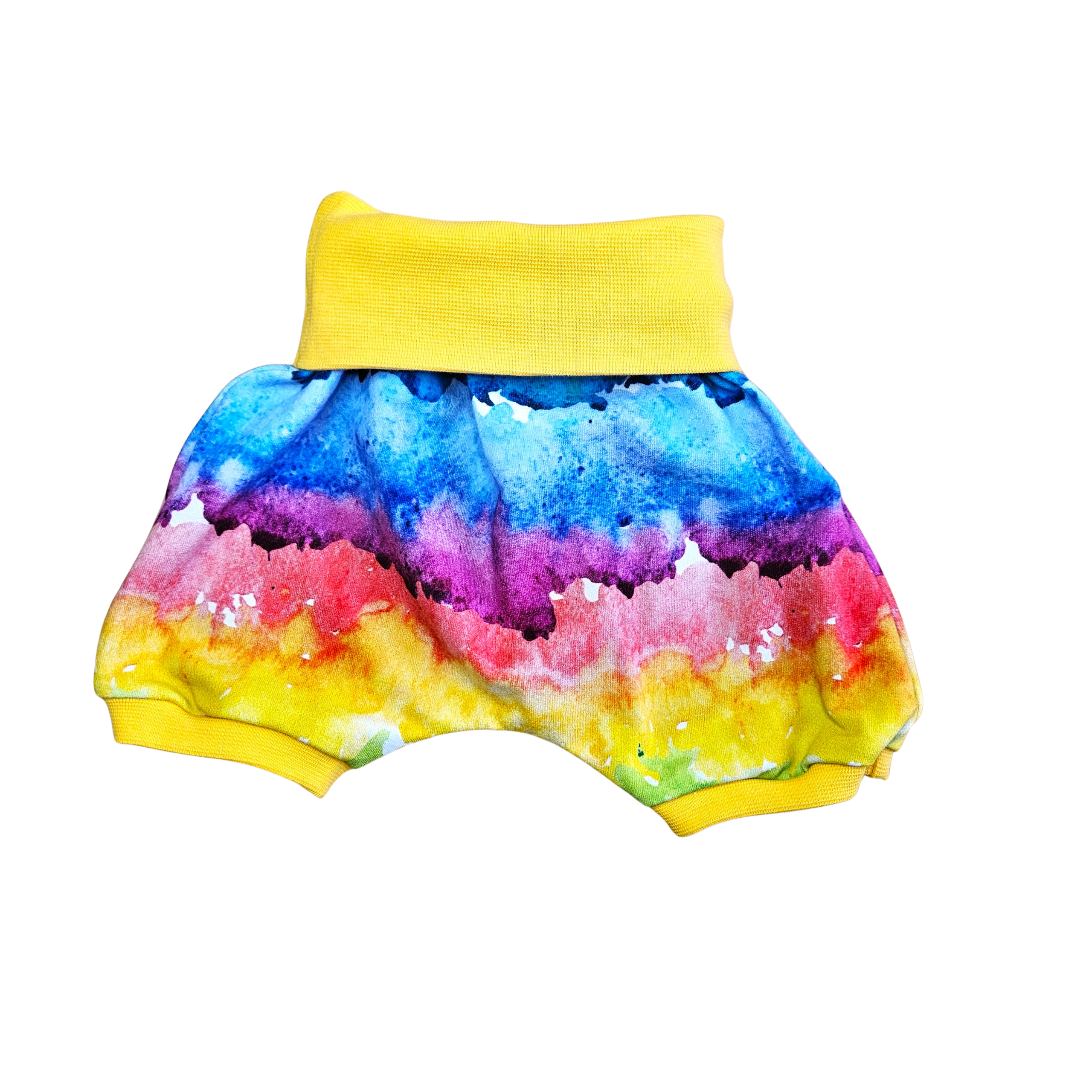 Short sarouel - peinture arc en ciel – Image 3